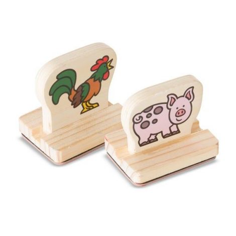 Primele mele stampile Animale de la ferma Melissa and Doug - poza 3