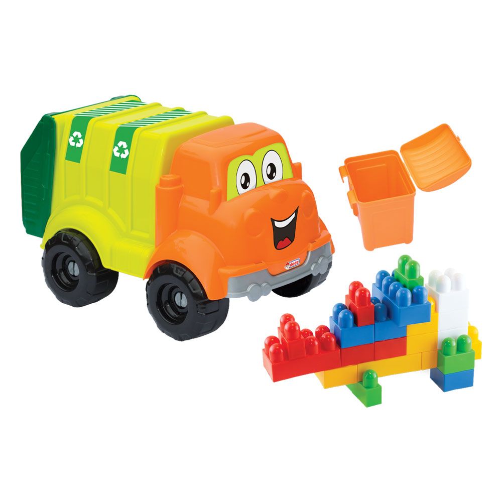 Primul meu camion de gunoi cu cuburi Dede 30 piese - poza 1