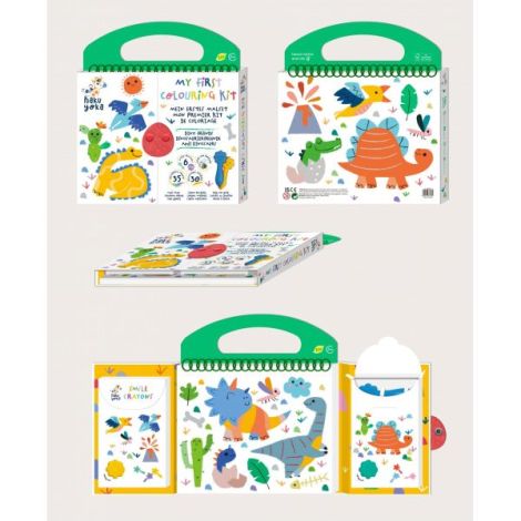 Primul meu kit de desenat - Prietenii Dinozauri, Haku Yoka, portabil - poza 3