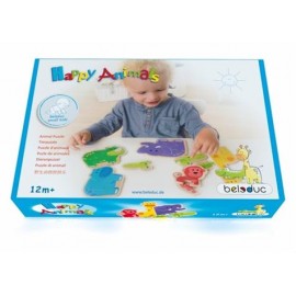 Primul meu puzzle Animale vesele - Beleduc - poza 1