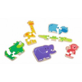 Primul meu puzzle Animale vesele - Beleduc - poza 2