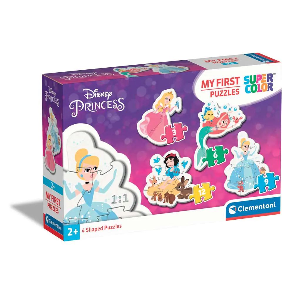 Primul meu puzzle Clementony 4 in 1 Disney Princess 20813 - poza 2
