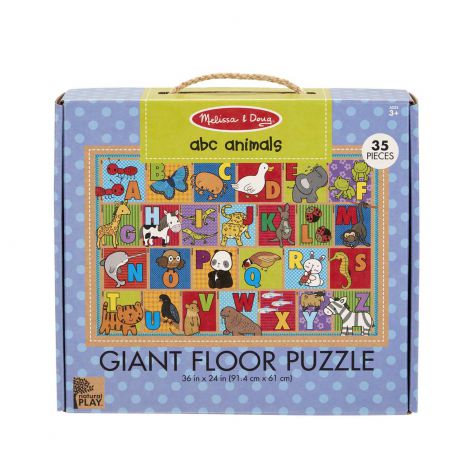Primul meu puzzle de podea eco Alfabetul Animalelor - Melissa and Doug - poza 1