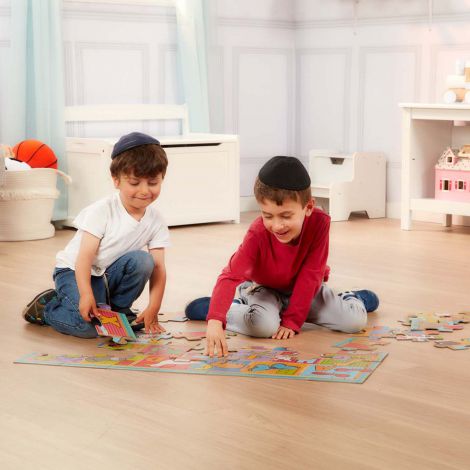 Primul meu puzzle de podea eco Alfabetul Animalelor - Melissa and Doug - poza 2
