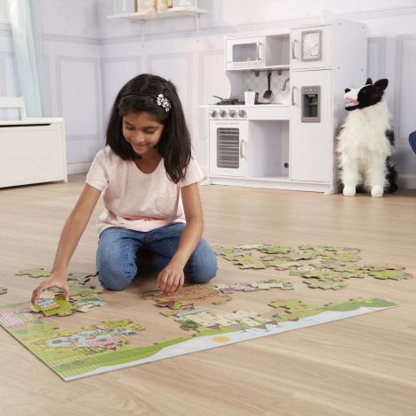 Primul meu puzzle de podea eco Tinutul Printelesor - Melissa & Doug - poza 3