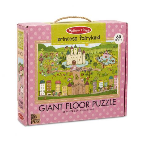 Primul meu puzzle de podea eco Tinutul Printelesor - Melissa & Doug - poza 4