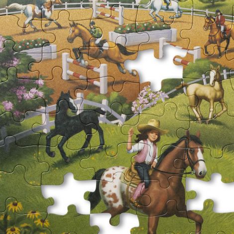 Primul meu puzzle eco din carton Calutii - Melissa & Doug - poza 3