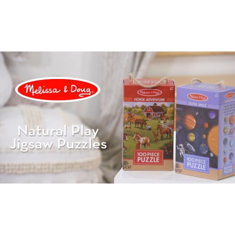 Primul meu puzzle eco din carton Spatiul - Melissa & Doug - poza 3