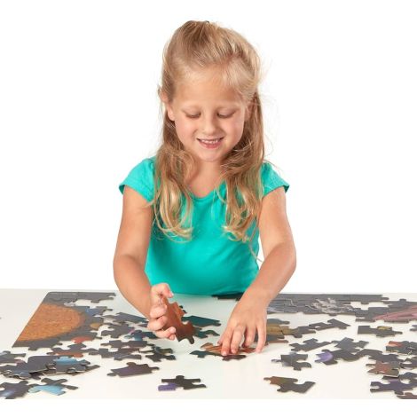 Primul meu puzzle eco din carton Spatiul - Melissa & Doug - poza 4
