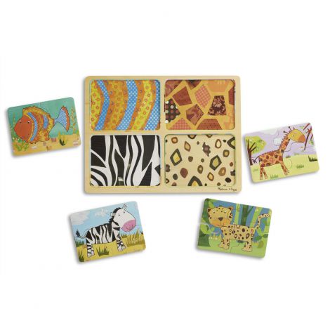 Primul meu puzzle eco din lemn Animalele - Melissa & Doug - poza 3