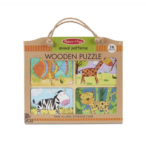 Primul meu puzzle eco din lemn Animalele - Melissa & Doug - poza 4