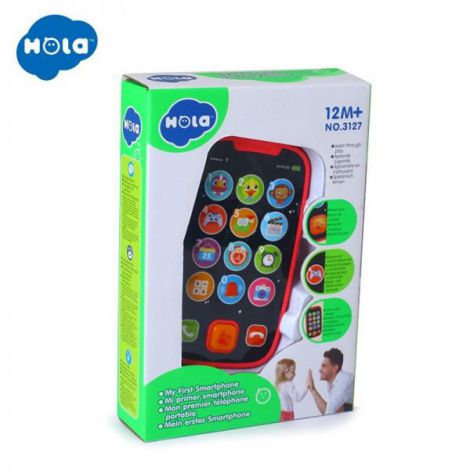 Primul Meu Telefon Smart Roz Cu Muzica Si Lumini - poza 1