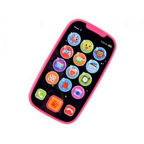 Primul Meu Telefon Smart Roz Cu Muzica Si Lumini - poza 2