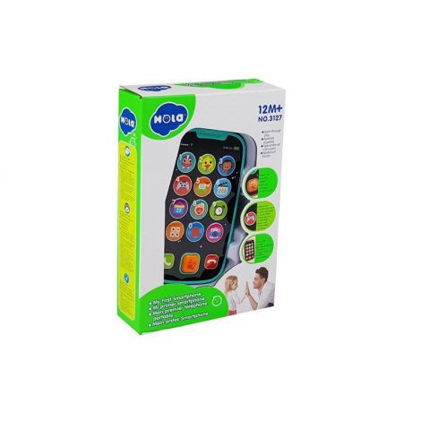 Primul Meu Telefon Smart Verde Cu Muzica Si Lumini - poza 1