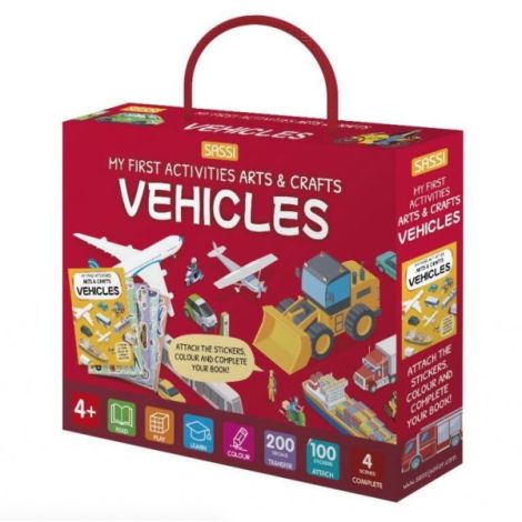 Primul set de arta & lucru manual - vehicule - poza 1