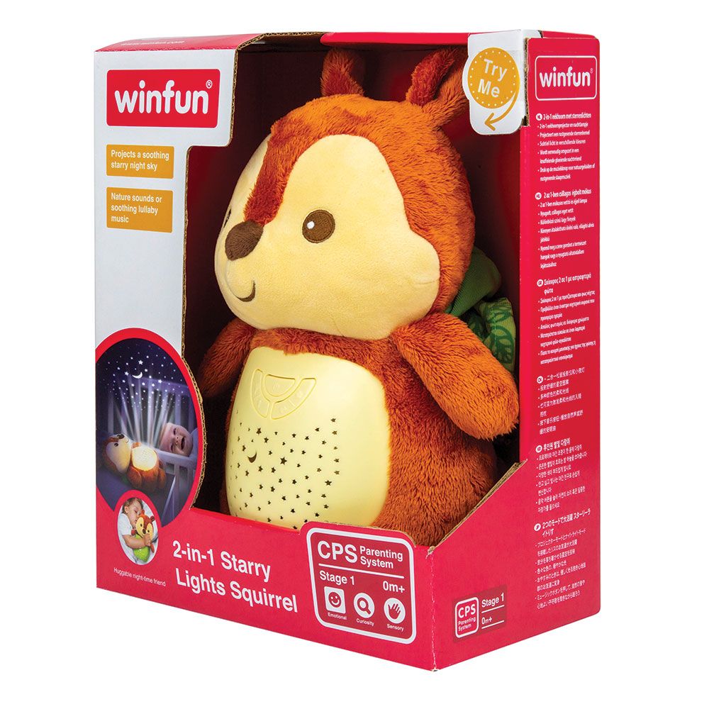 Proiector 2 in 1 din plus Winfun Starry Lights Squirel - poza 5
