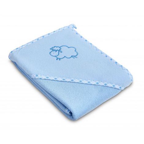 Prosop cu gluga Sensillo SHEEP 80x80 cm Blue - poza 1