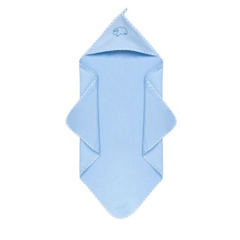 Prosop cu gluga Sensillo SHEEP 80x80 cm Blue - poza 2
