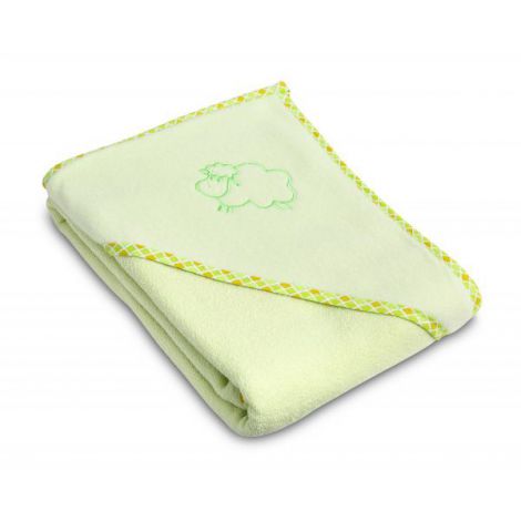 Prosop cu gluga Sensillo SHEEP 80x80 cm Green - poza 1