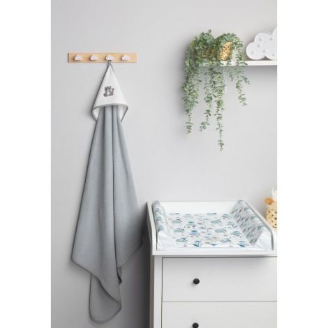 Prosop de baie cu gluga 100x100cm Sensillo Gri Raton - poza 5