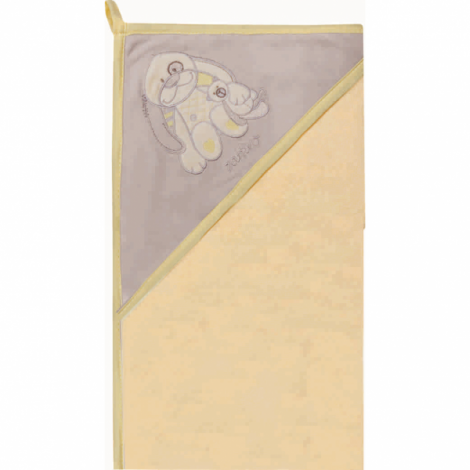 Prosop de baie cu gluga imprimeu velur 80 x 80 cm Womar Zaffiro AN-OW-01 - poza 1