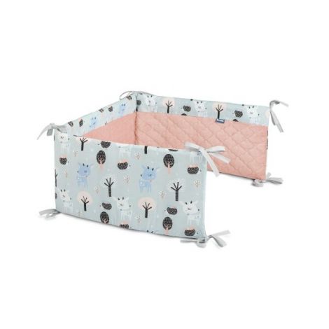 Protectie interioara de plus patut Sensillo KARO 180x30 cm Caprioare - poza 1
