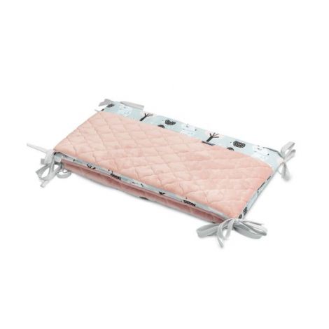 Protectie interioara de plus patut Sensillo KARO 180x30 cm Caprioare - poza 2