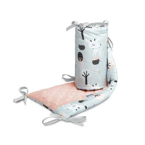Protectie interioara de plus patut Sensillo KARO 180x30 cm Caprioare - poza 3