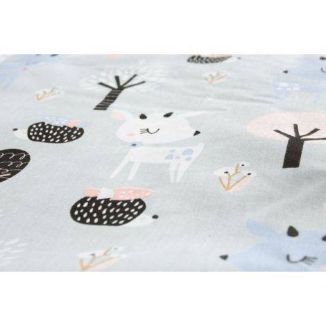 Protectie interioara de plus patut Sensillo KARO 180x30 cm Caprioare - poza 4