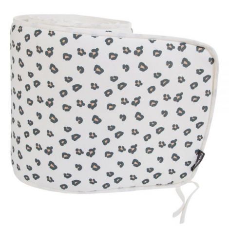 Protectie patut Childhome 35x340 cm Jerse, Leopard - poza 3
