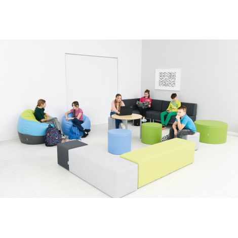 Puf 50 cm albastru deschis - poza 3