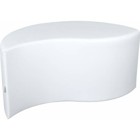 Puf alb Frunza 54 cm - poza 1
