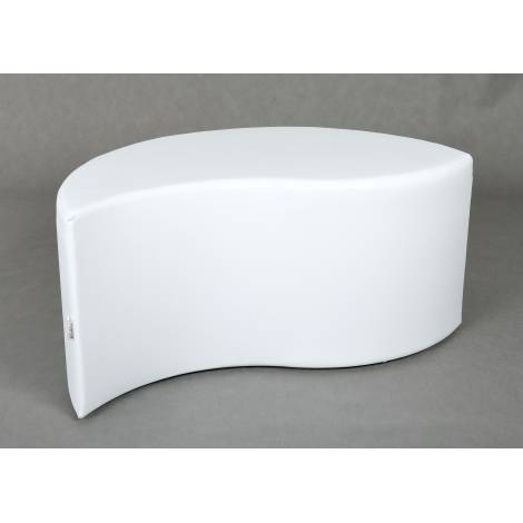 Puf alb Frunza 54 cm - poza 4