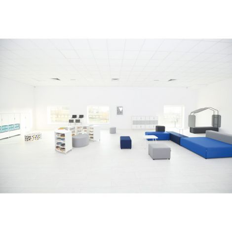 Puf Blocco single gri deschis - poza 2