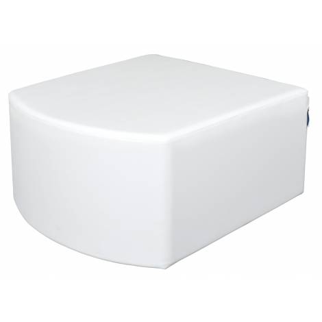 Puf convex alb 34 cm - poza 1