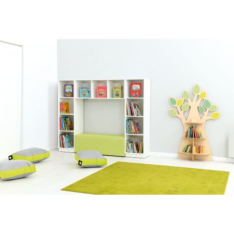 Puf ignifug Inflamea 1 ingust verde deschis - poza 2