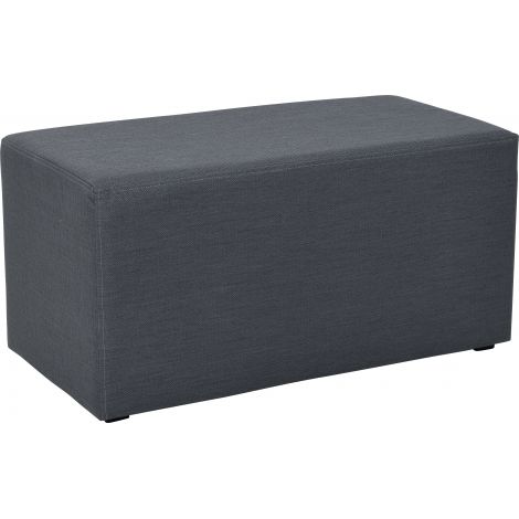 Puf ignifug Inflamea double gri inchis - poza 1