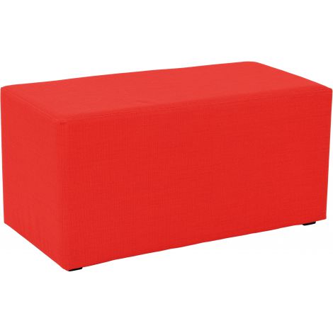 Puf ignifug Inflamea double rosu - poza 1
