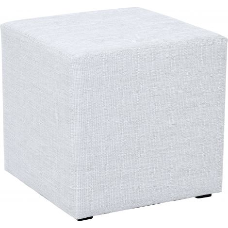 Puf ignifug Inflamea single gri deschis - poza 1