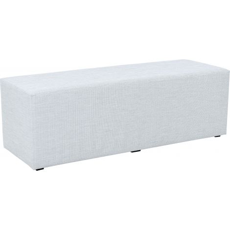 Puf ignifug Inflamea triple gri deschis - poza 1