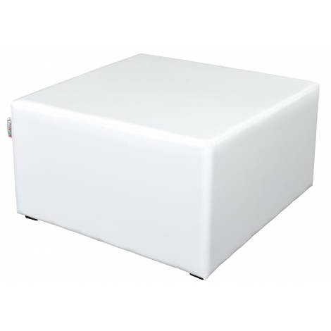 Puf patrat alb 34 cm - poza 1