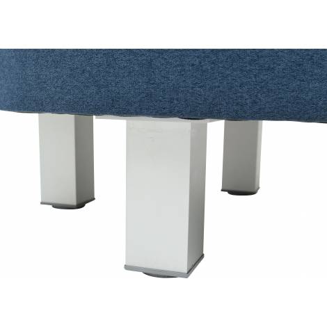 Puf patrat mare albastru Navy - poza 2