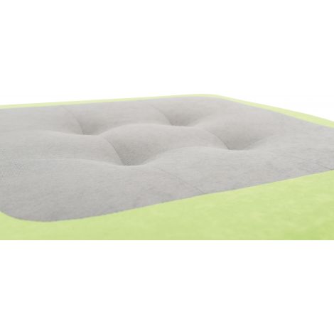 Puf patrat Premium gri-verde lime - poza 3