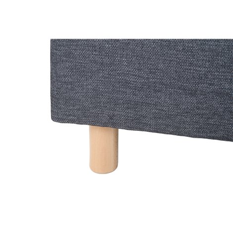 Puf pentru sala de asteptare Grafit ZigZag, 87 x 87 x 46 cm, rezistent la foc - poza 2