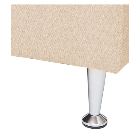Puf pentru sala de asteptare, relaxare Star Bej, 90 x 60 x 44 cm, rezistent la foc - poza 3