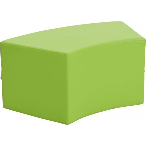 Puf Quadro Paolo scurt verde deschis - poza 1
