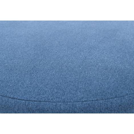 Puf rotund albastru Navy - poza 3