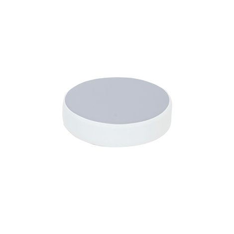 Puf rotund din spuma Drops gri deschis, 30 cm diam, 8 cm grosime, cresa si gradinita - poza 1