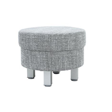 Puf rotund Relax gri, diam 61 cm, sezut 40 cm H, sala asteptare - poza 1