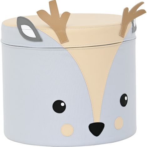 Puf taburet cu elemente decorative Cerb, cresa si gradinita - poza 1